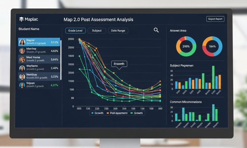 Analyzing Map 2.0 Post Assessment Answers for Student Growth