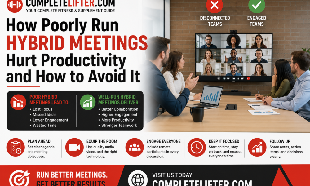 How Poorly Run Hybrid Meetings Hurt Productivity and How to Avoid It