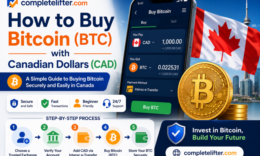 How to Buy Bitcoin (BTC) with Canadian Dollars (CAD)