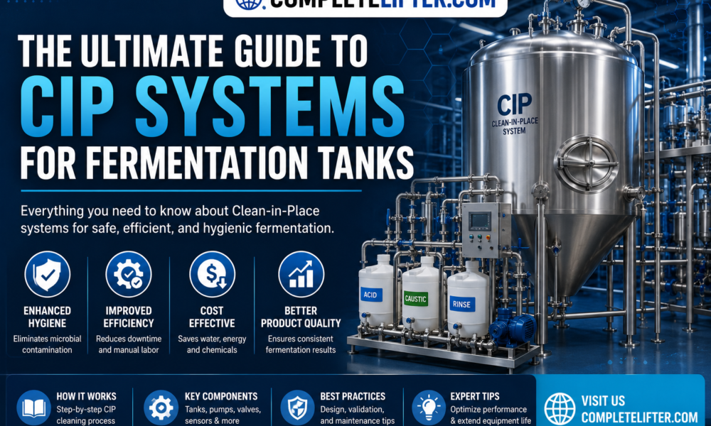 The Ultimate Guide to CIP Systems for Fermentation Tanks